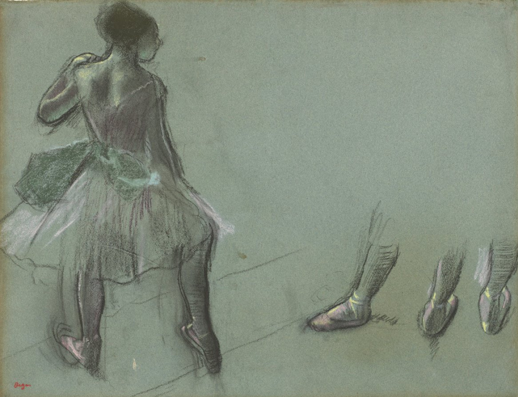 Эдгар Дега «Этюд рук» (1860)