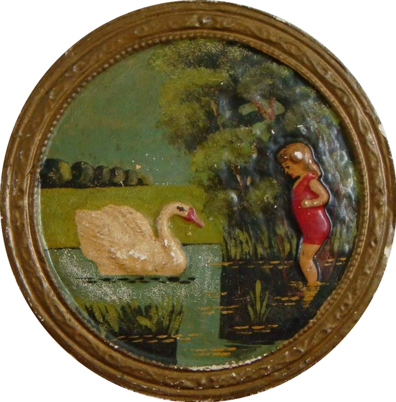 Unknown artist 1. The girl and the swan