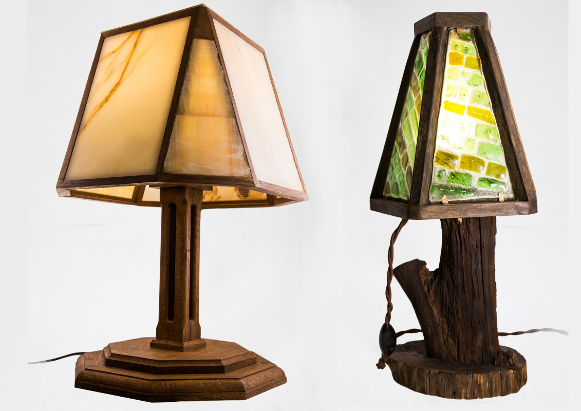 Igor Yurevich Drozhdin. Designer lamp "Metro Dynamo" and "Bamboo Forest"