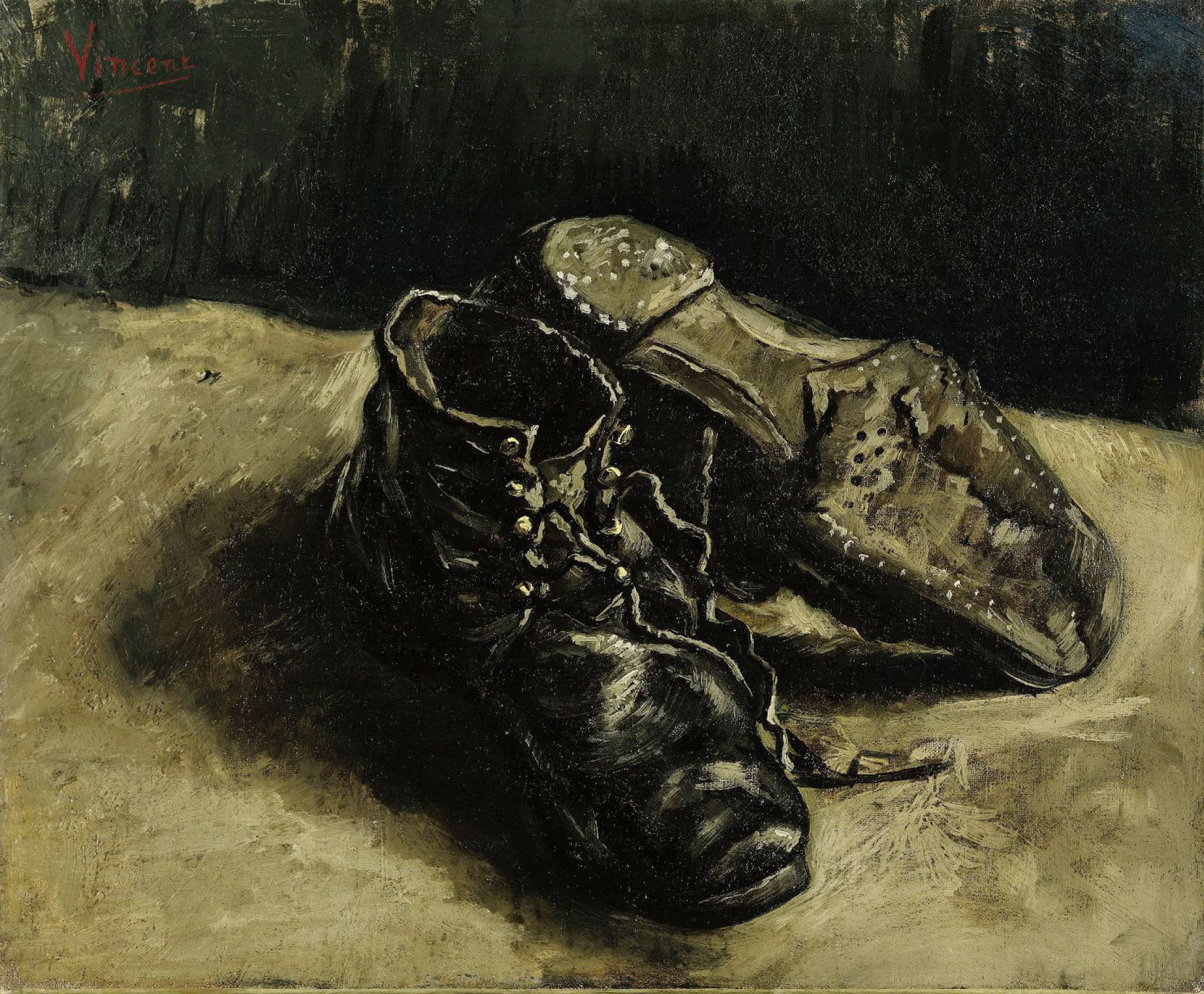 Pair boots, 1887, 42×38 cm by Vincent van Gogh: History, Analysis & Facts | Arthive