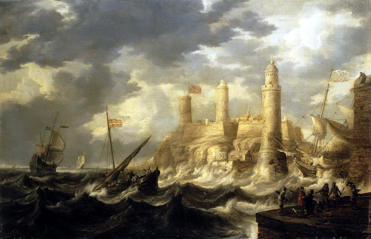 Bonaventura I Peters. The fortified harbour