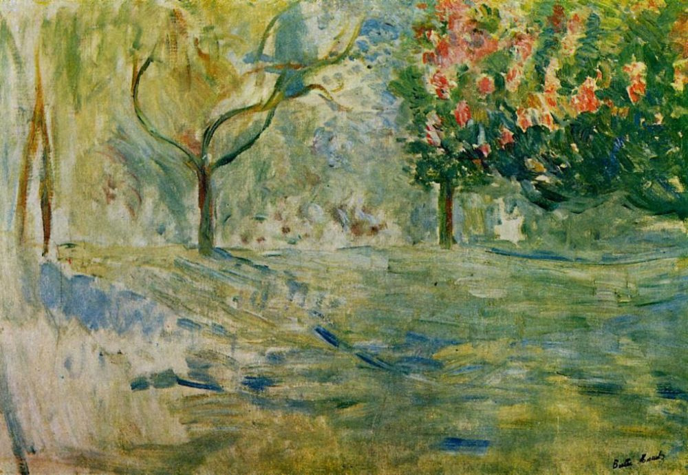 Berthe Morisot. The road to the Bois de Boulogne in the spring