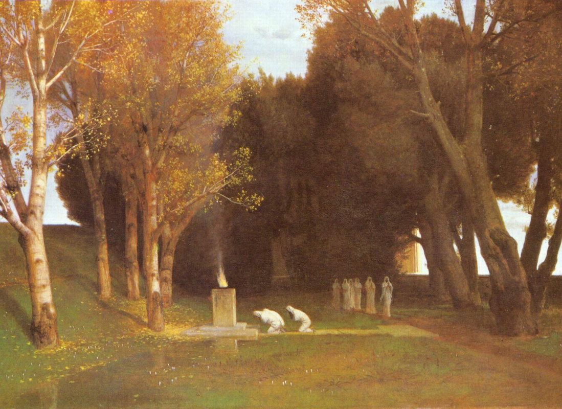 Arnold Böcklin. Sacred grove