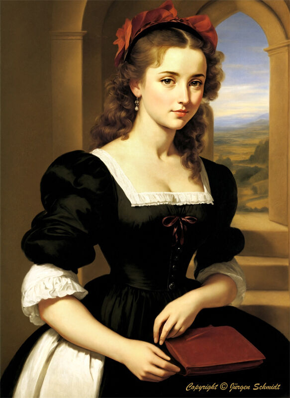 Jürgen Schmidt. Portrait of a maid