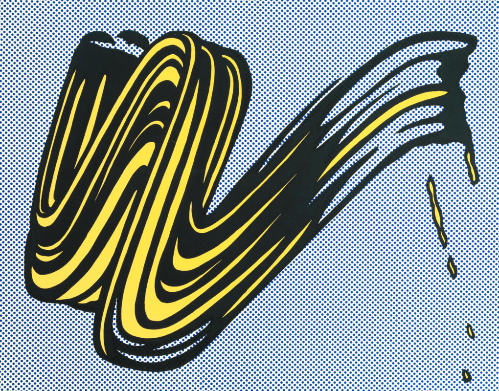 Roy Lichtenstein. Brush stroke