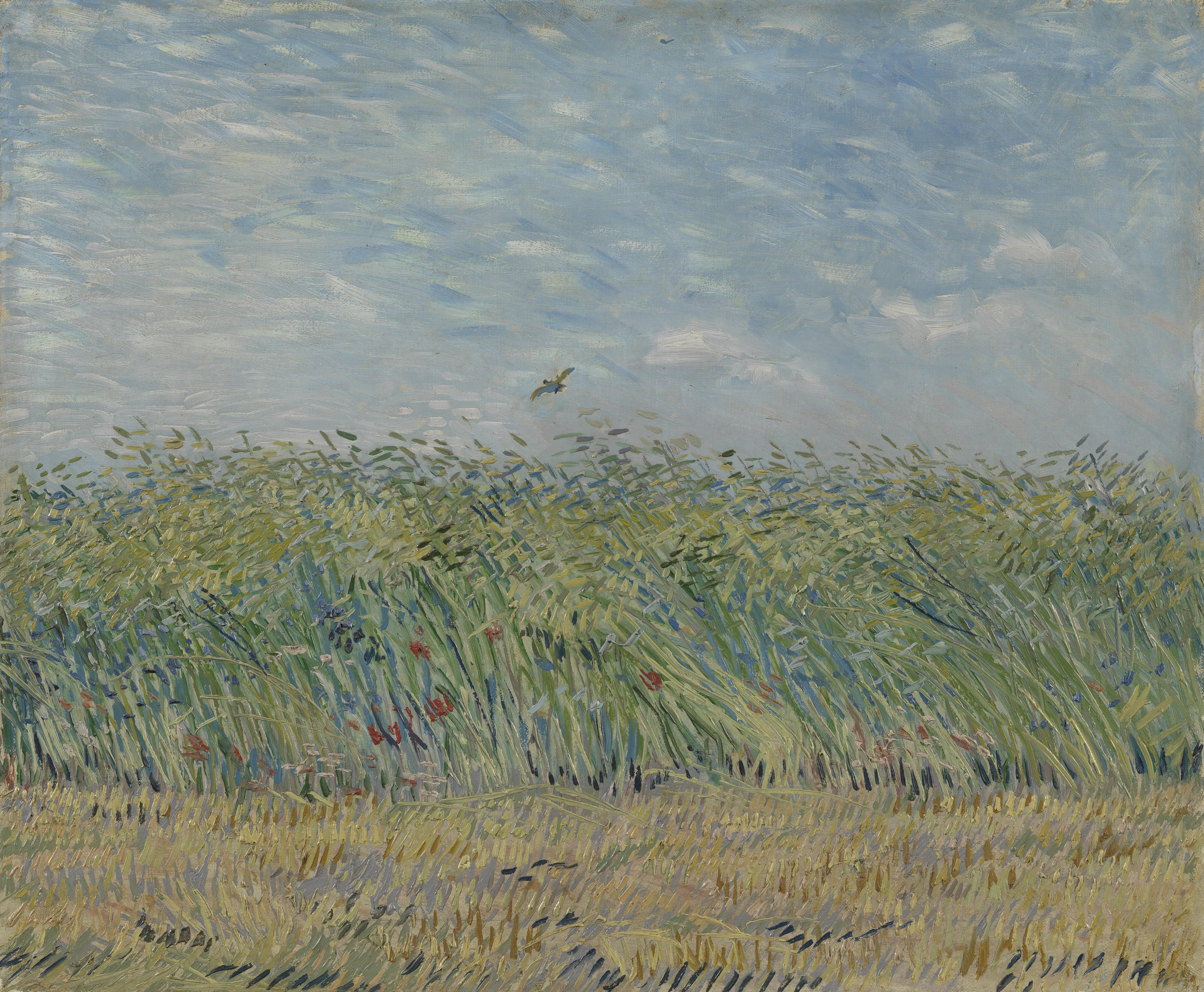 Vincent van Gogh. Wheat field with a lark