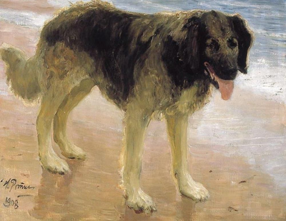 Ilya Efimovich Repin. Man's best friend (Dog)