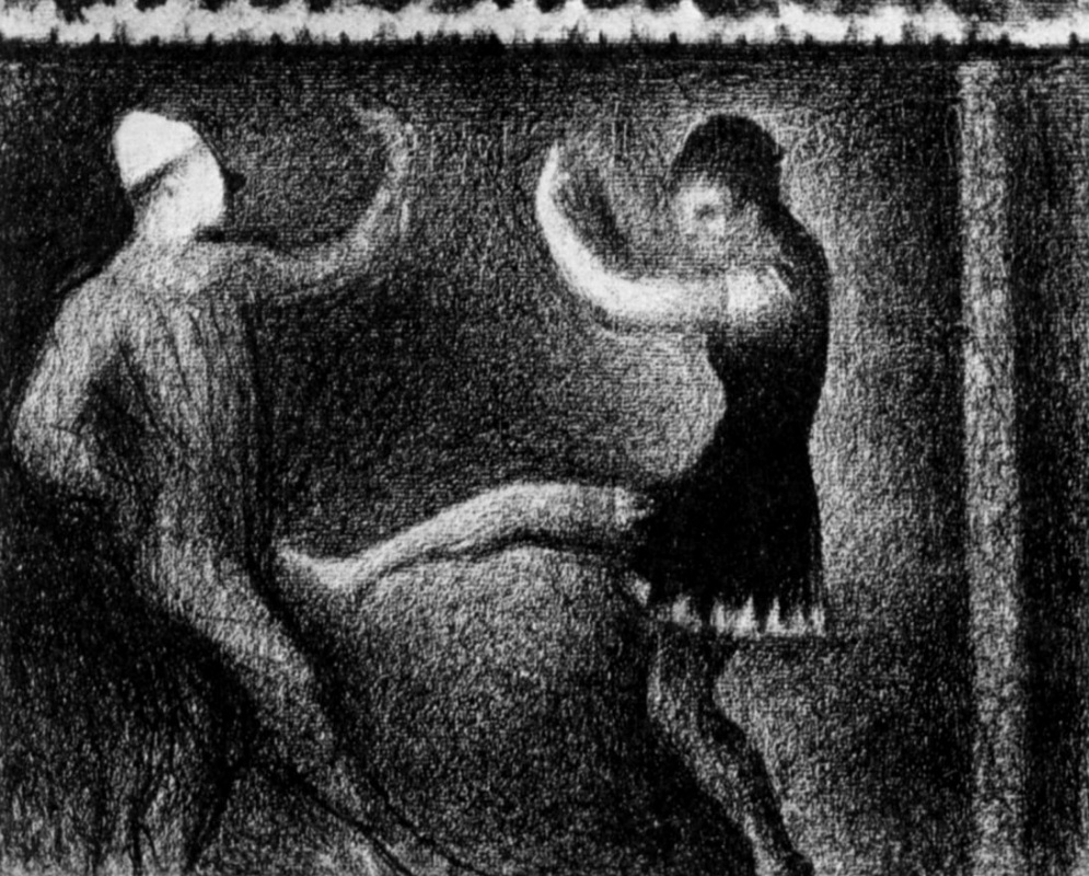 Georges Seurat. Couple dancing