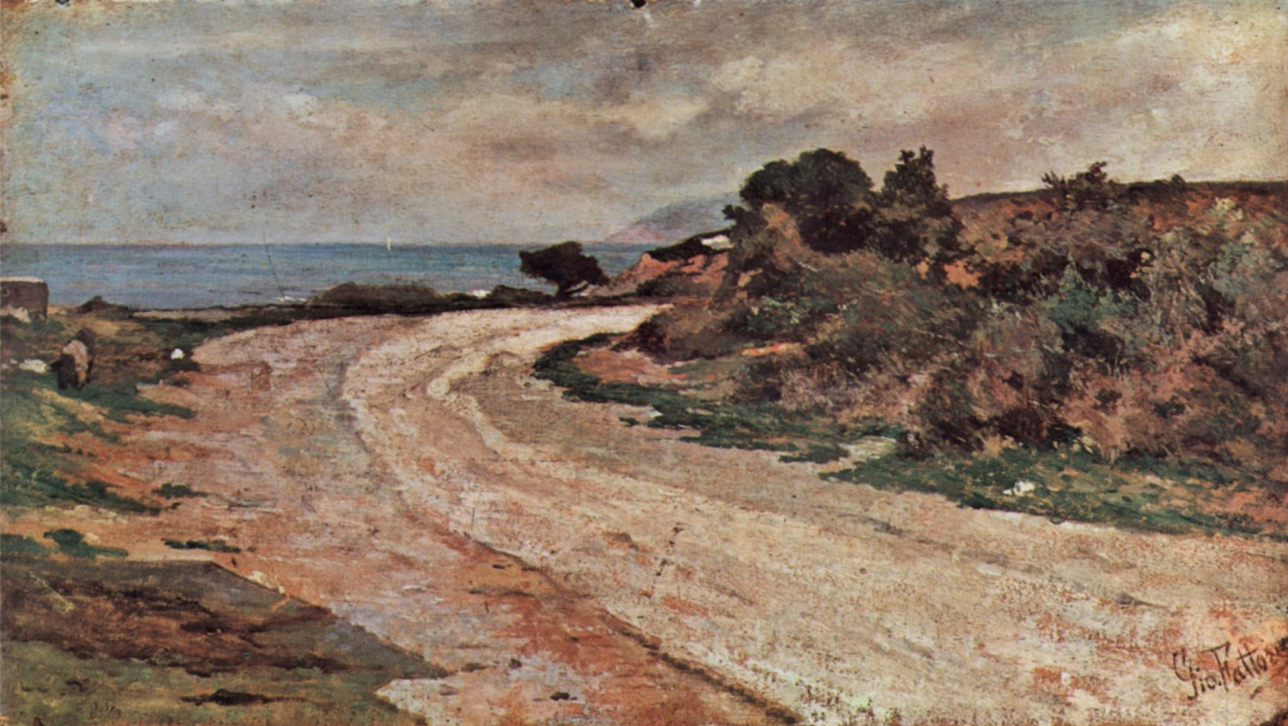 Giovanni Fattori. The road to the coast