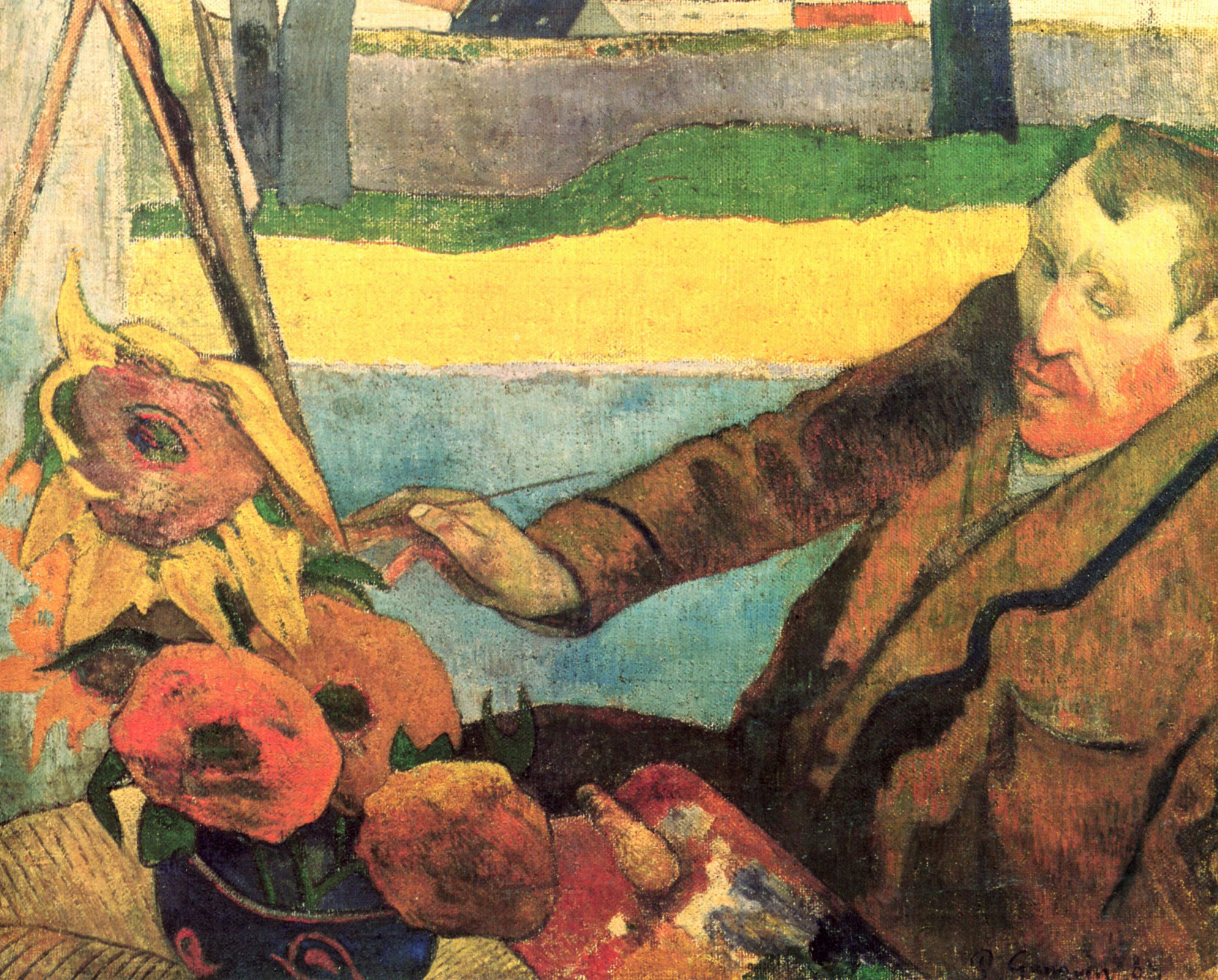 Buy digital version: The Painter of Sunflowers (Portrait of