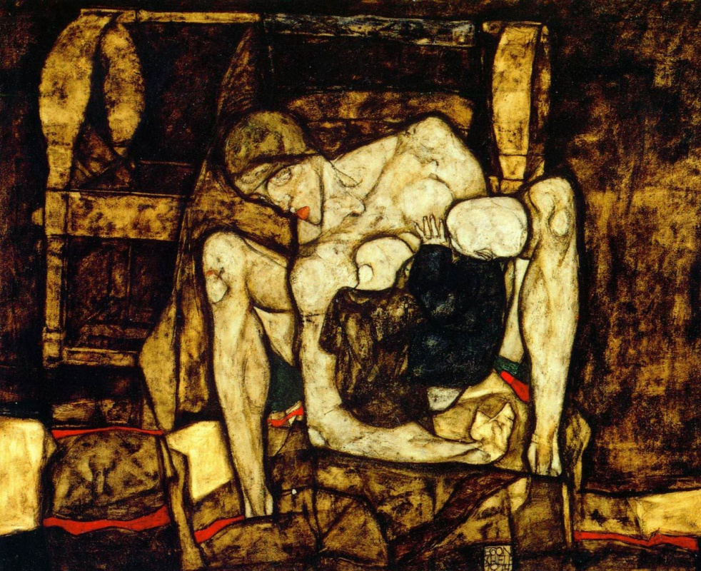 Egon Schiele. Blind mother