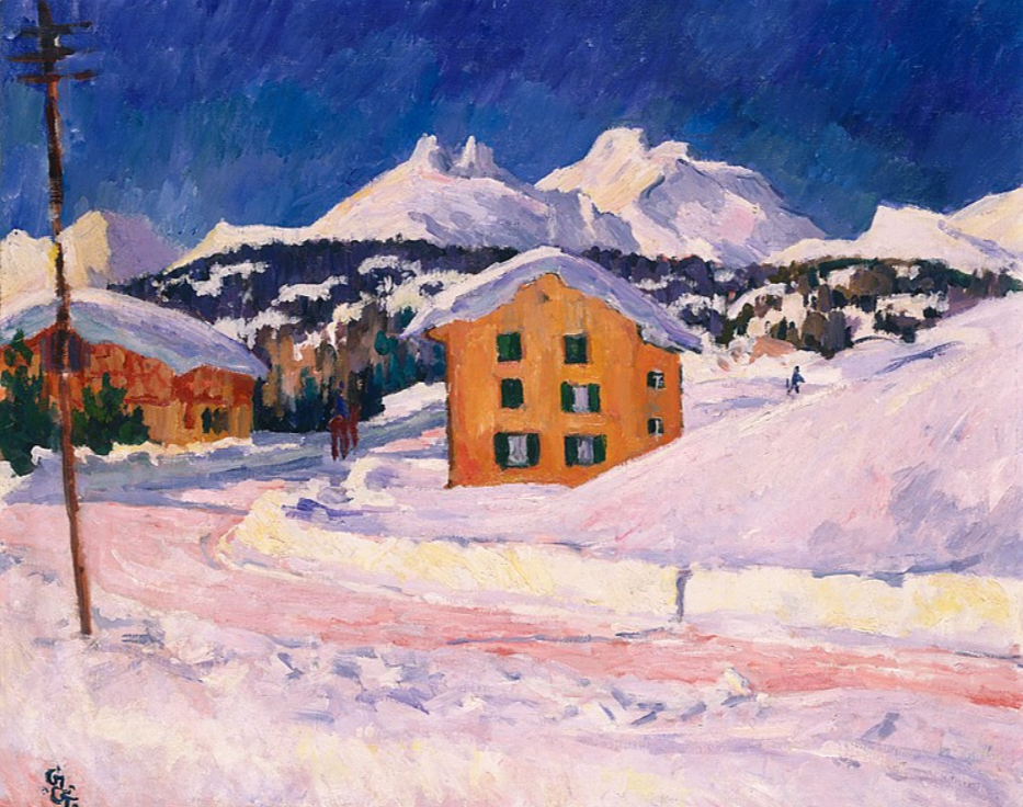 Giovanni Giacometti. Winter landscape