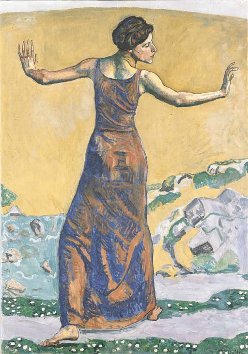 Ferdinand Hodler. Dancing woman