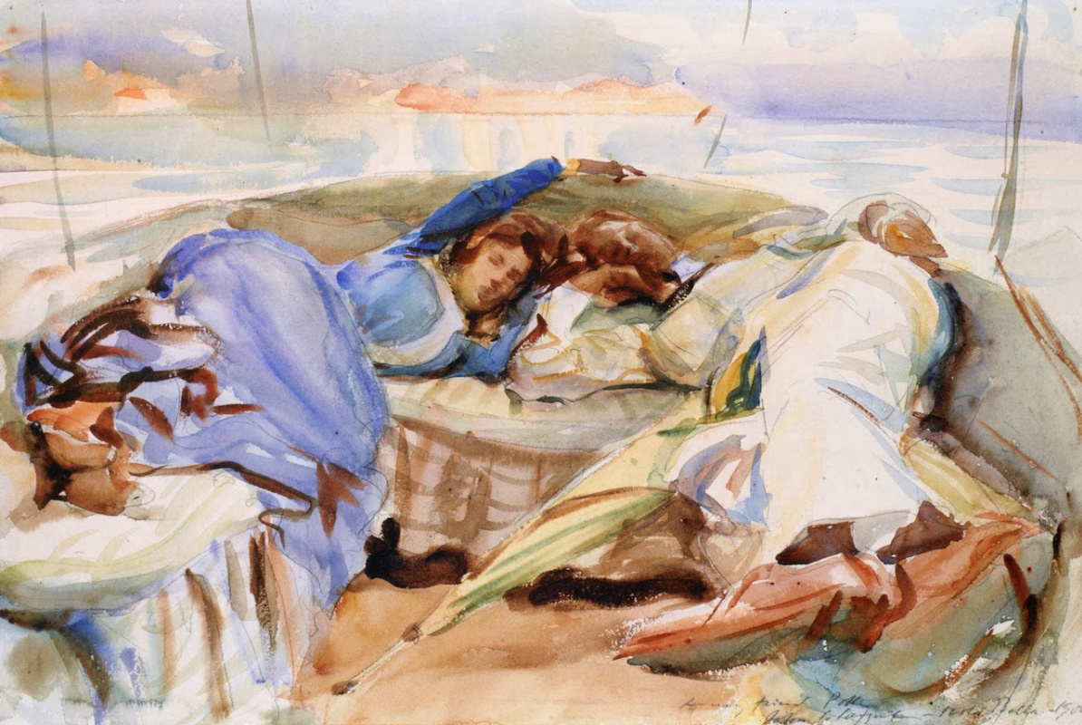 John Singer Sargent. Two in a boat