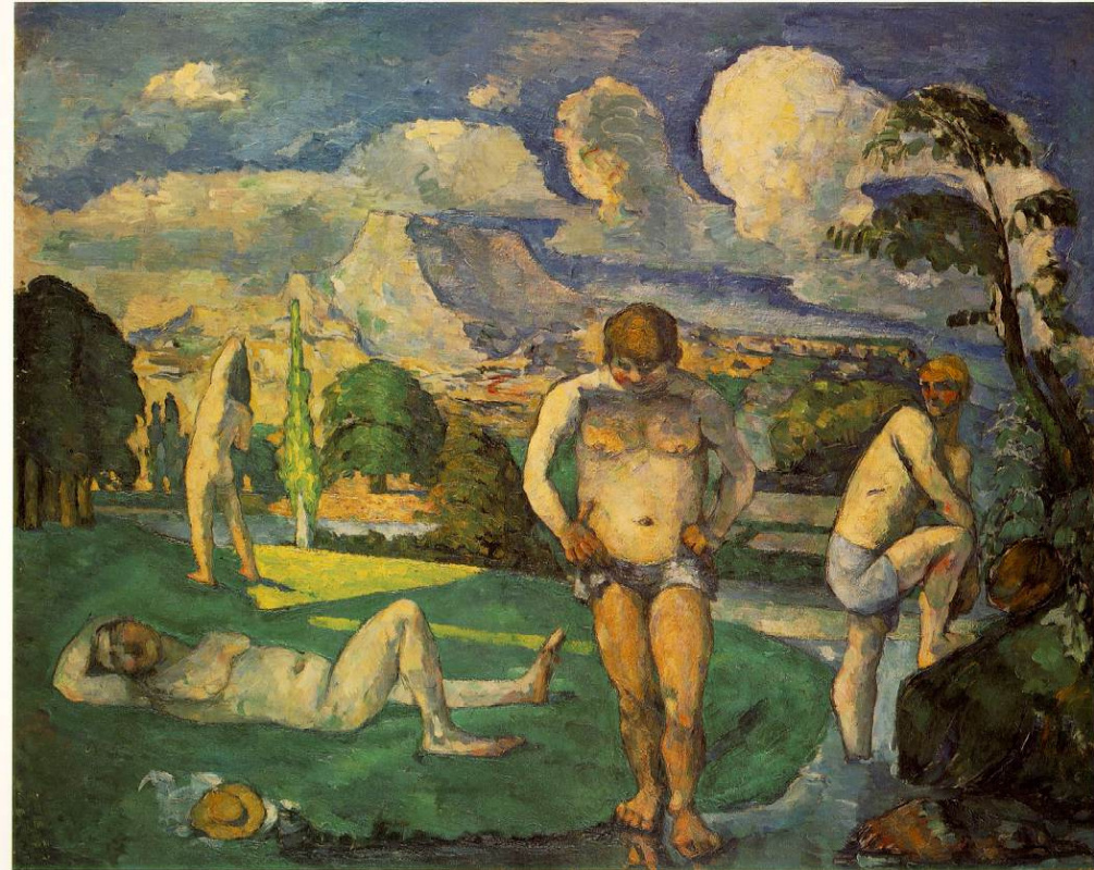 Paul Cezanne. Bathers at rest