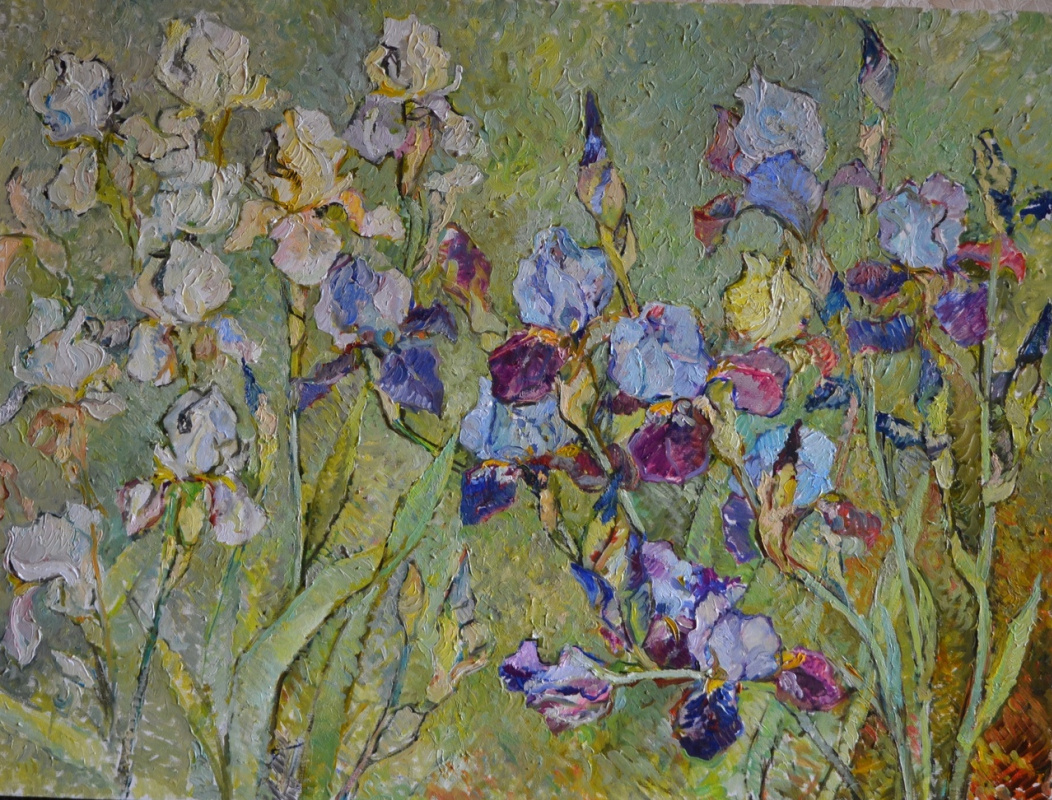 Elena Vyacheslavovna Kashina. Irises