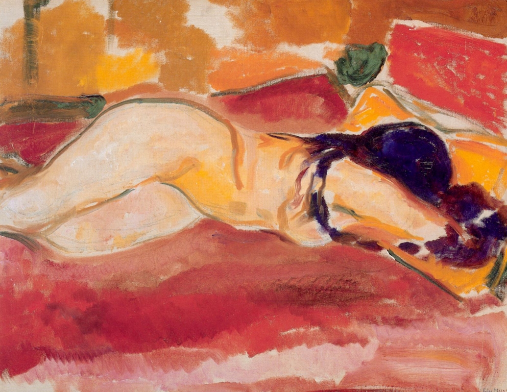 Художник Reclining nude картины