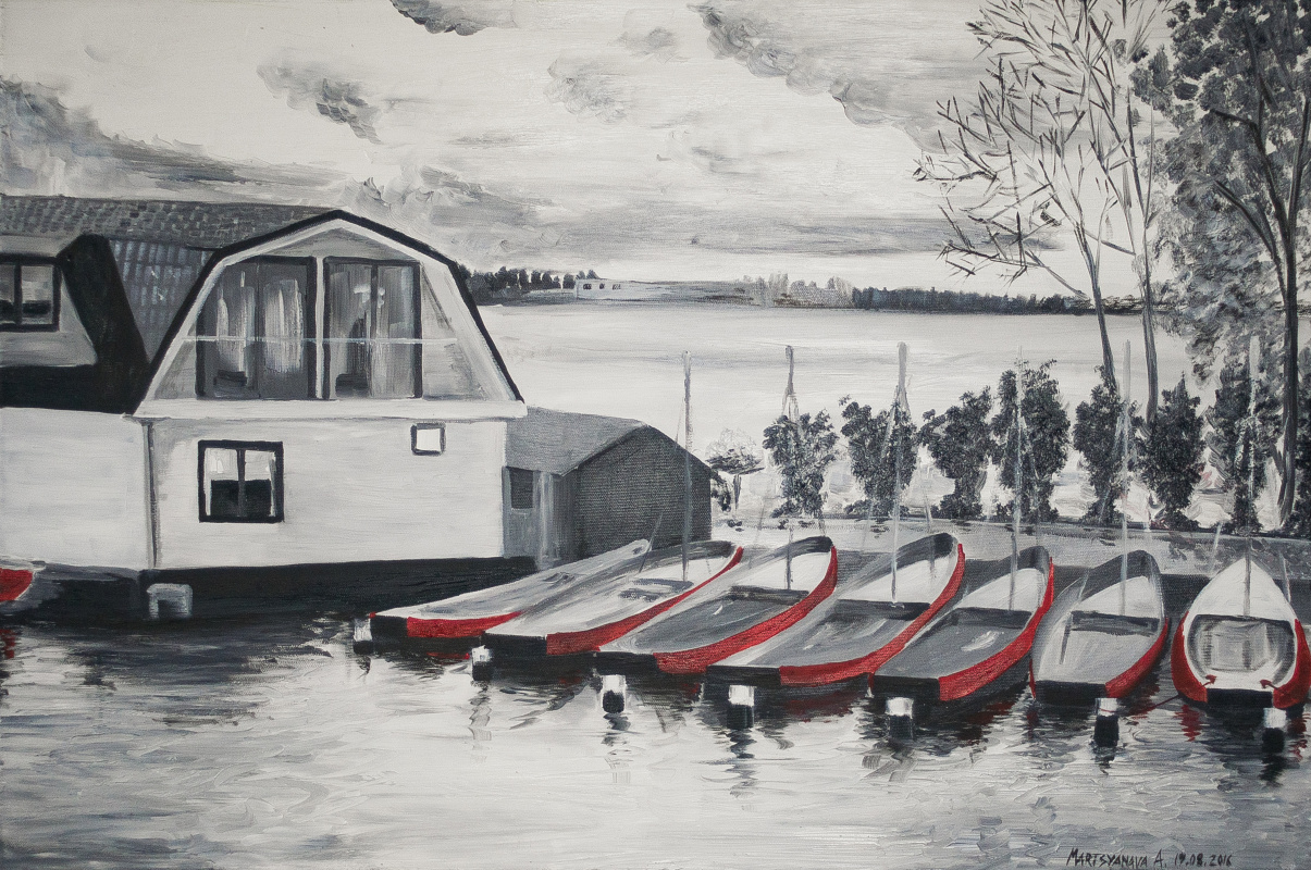 Alena Martyanova. Dutch boats