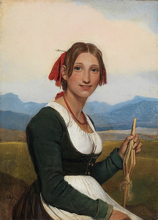 Louis Léopold Robert. Female portrait
