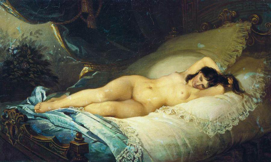 Firs Sergeevich Zhuravlev. Naked woman