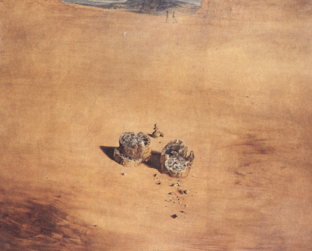 Salvador Dali. Two pieces of bread, expressing the sentiment of love