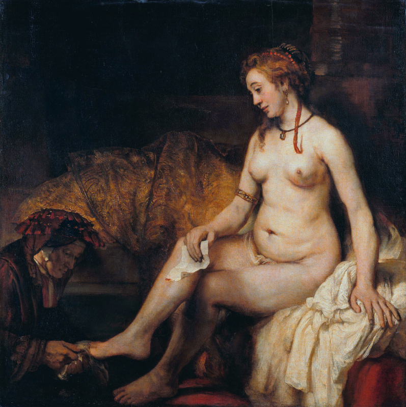 Rembrandt Harmenszoon van Rijn. Bathsheba with King David's letter