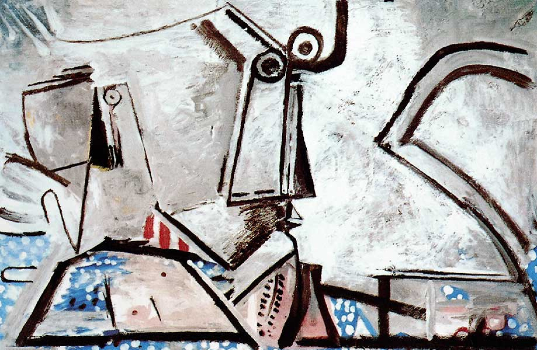 Reclining Nude and head, 1973, 195×130 cm by Pablo Picasso History, Analysis and Facts Arthive
