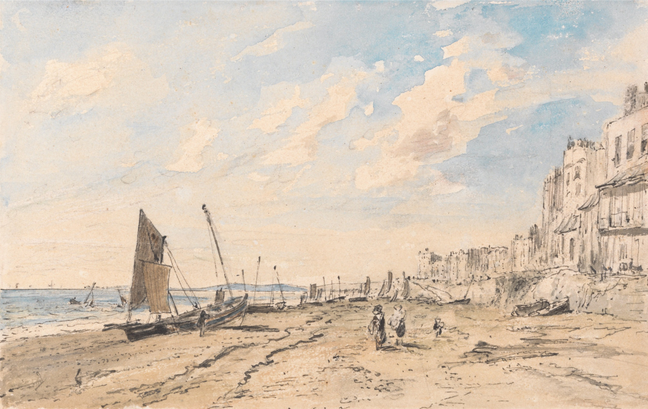 John Constable. Brighton Beach Looking West