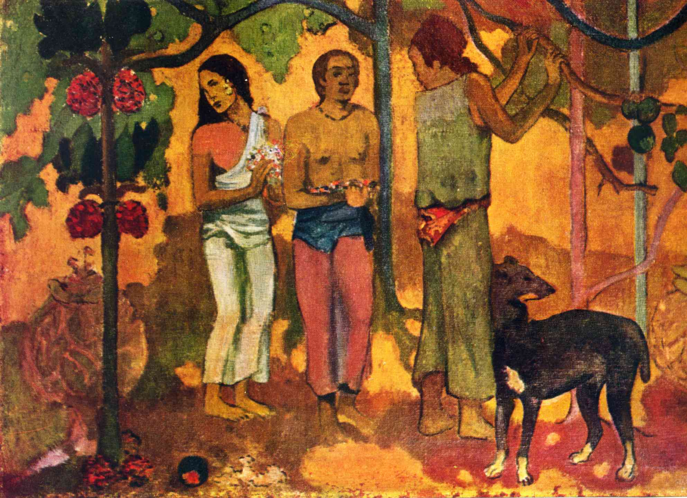 Kaos Set 3 raccoglitori - Pastorali Thaitiane- Gauguin