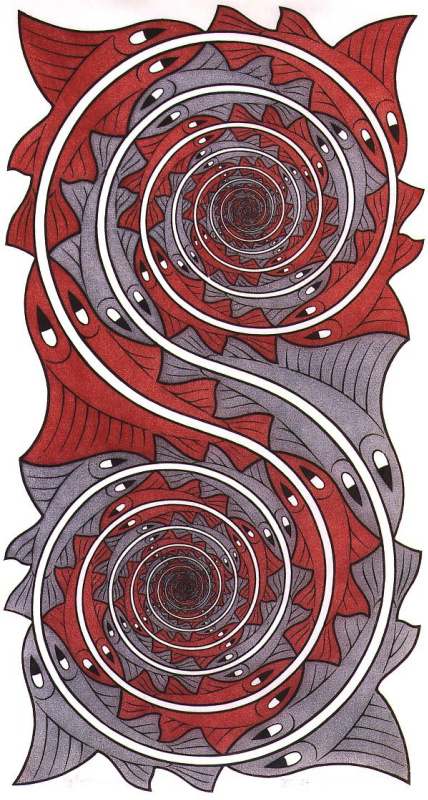 Maurits Cornelis Escher. Whirlpools