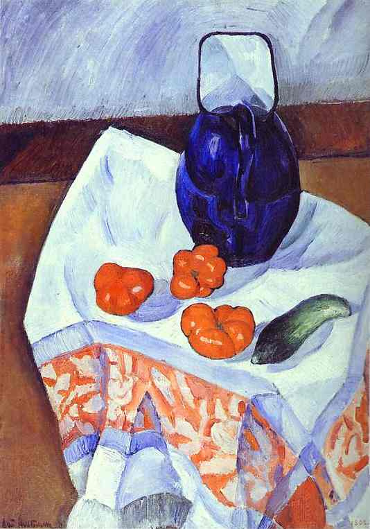 Nathan Isaevich Altman. White tablecloth