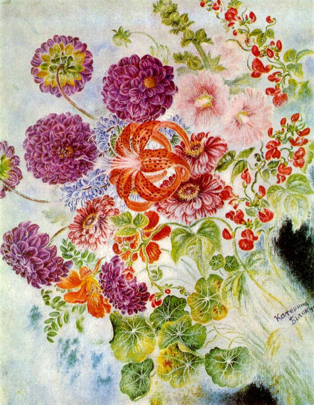 Kateryna Vasylivna Bilokur. Flowers
