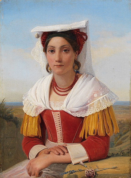 Louis Léopold Robert. Female portrait