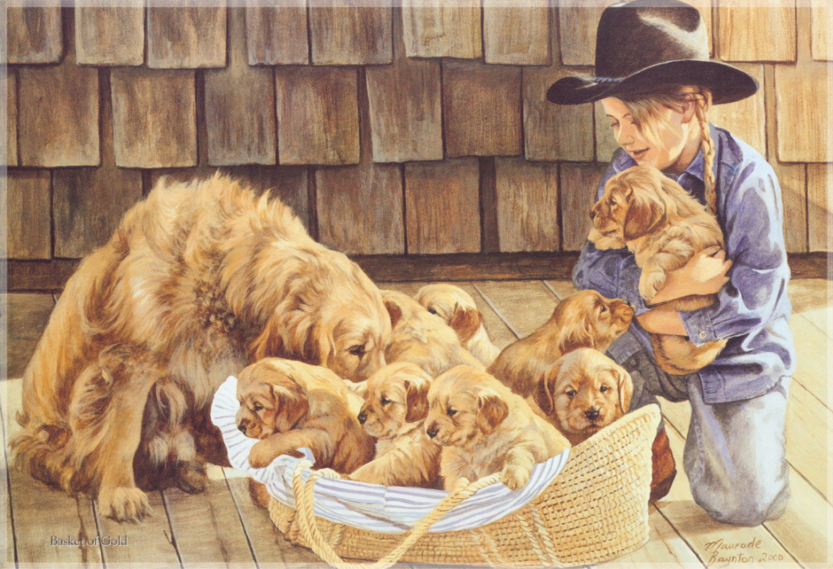 Картина купили щенка. Сюжетные картины. Картина собака со щенятами. Собака со щенятами картина для детского сада.