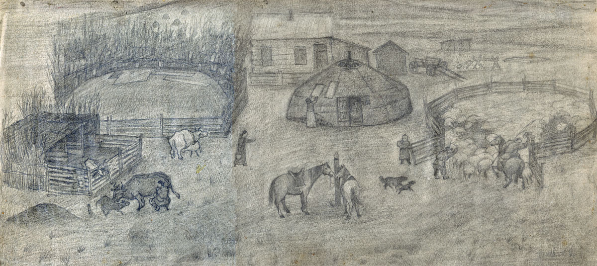 Balto Lyksokov. Life in the steppe