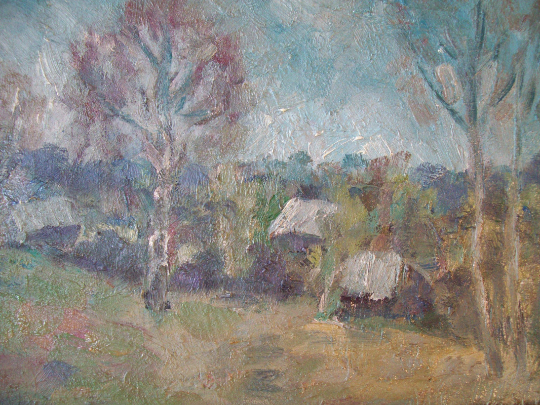 Vladimir Ananievich Petrov. Rural landscape