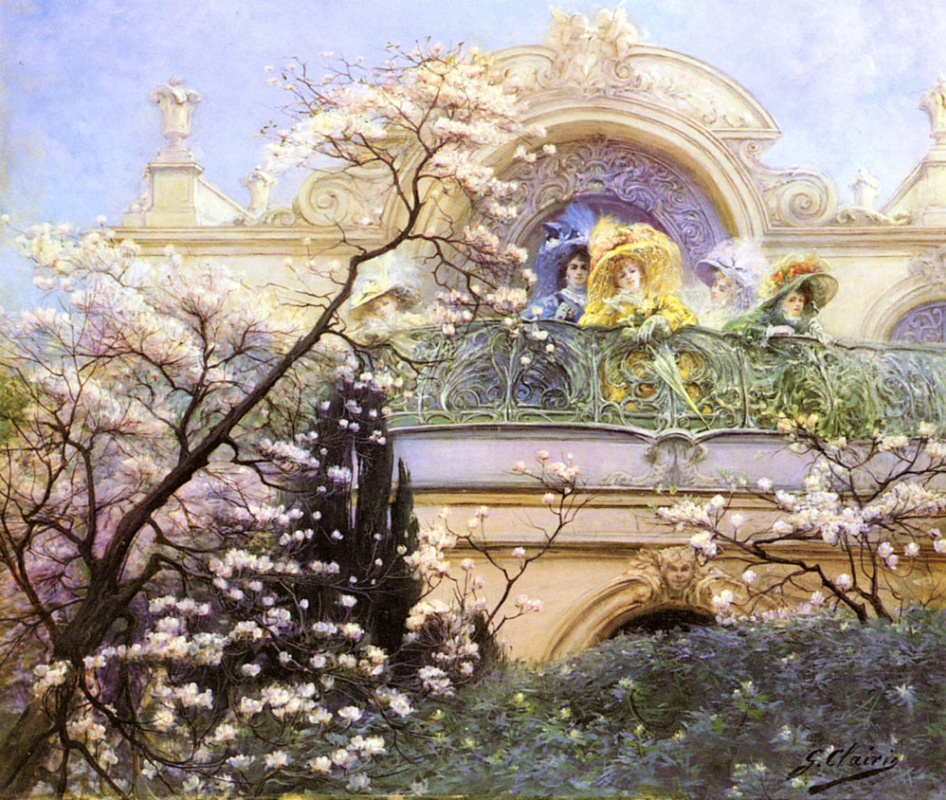 Картина на балконе славянский