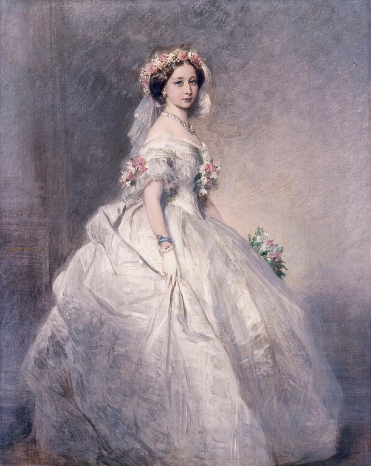 1853 Empress Euegénie wedding dress, Grand Ladies