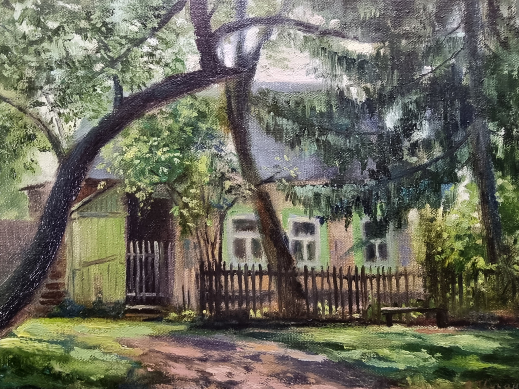 Andrey Yurievich Tsukanov. In the shade of the trees