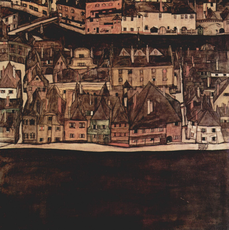 Egon Schiele. Town II