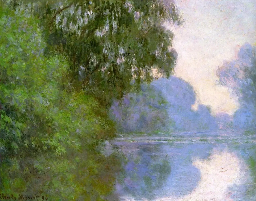 Claude Monet. Morning on the Seine near Giverny