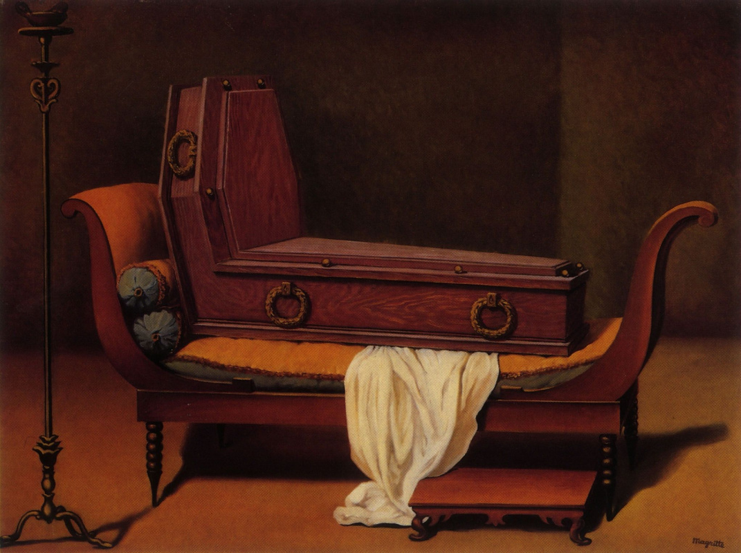 René Magritte. The Prospect Of Madame Récamier