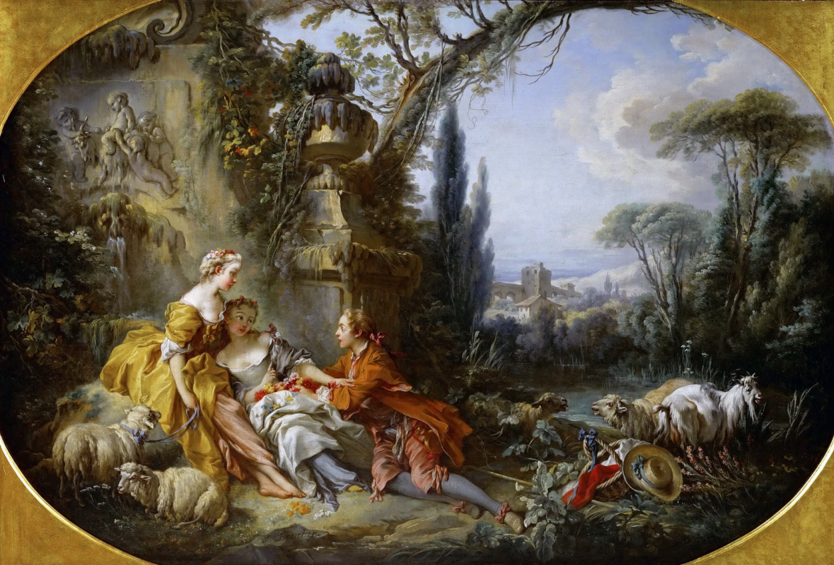 Francois Boucher. The delights of rural life
