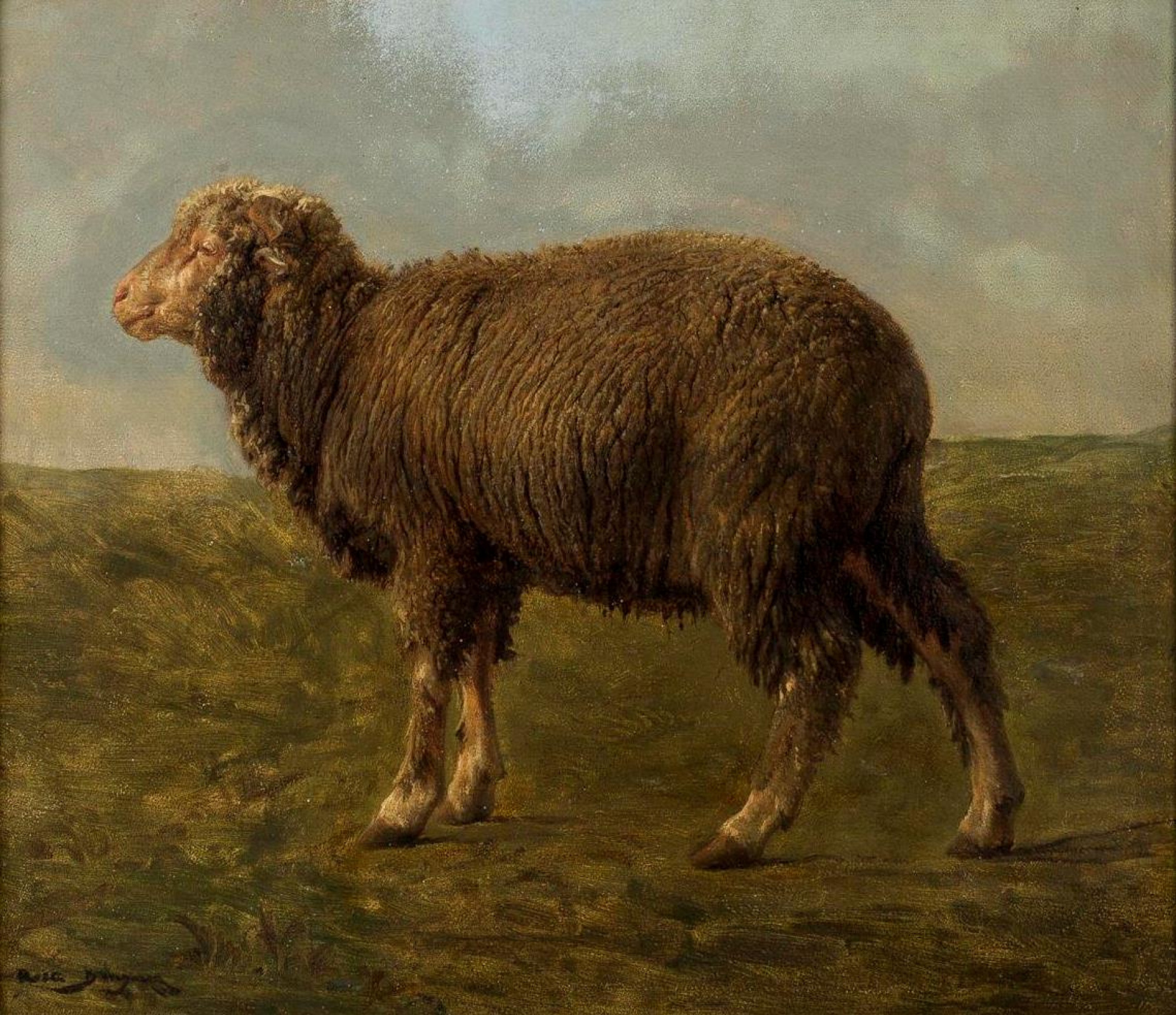 Роза Бонёр - Овца, 1890, 41×36 см: Описание произведения | Артхив