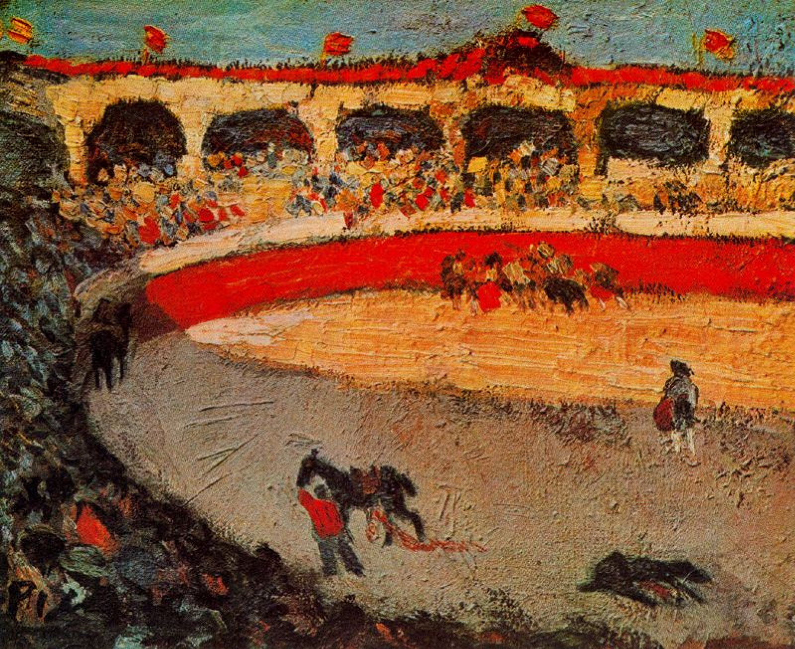 picasso bullfight painting