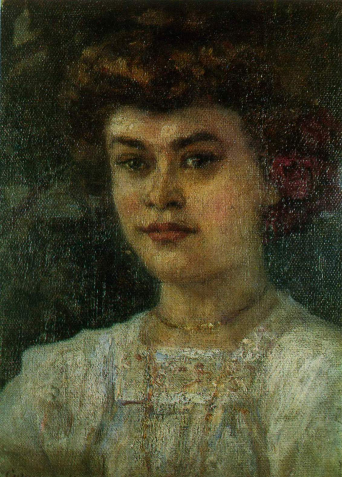 Василий Иванович Суриков женский портрет