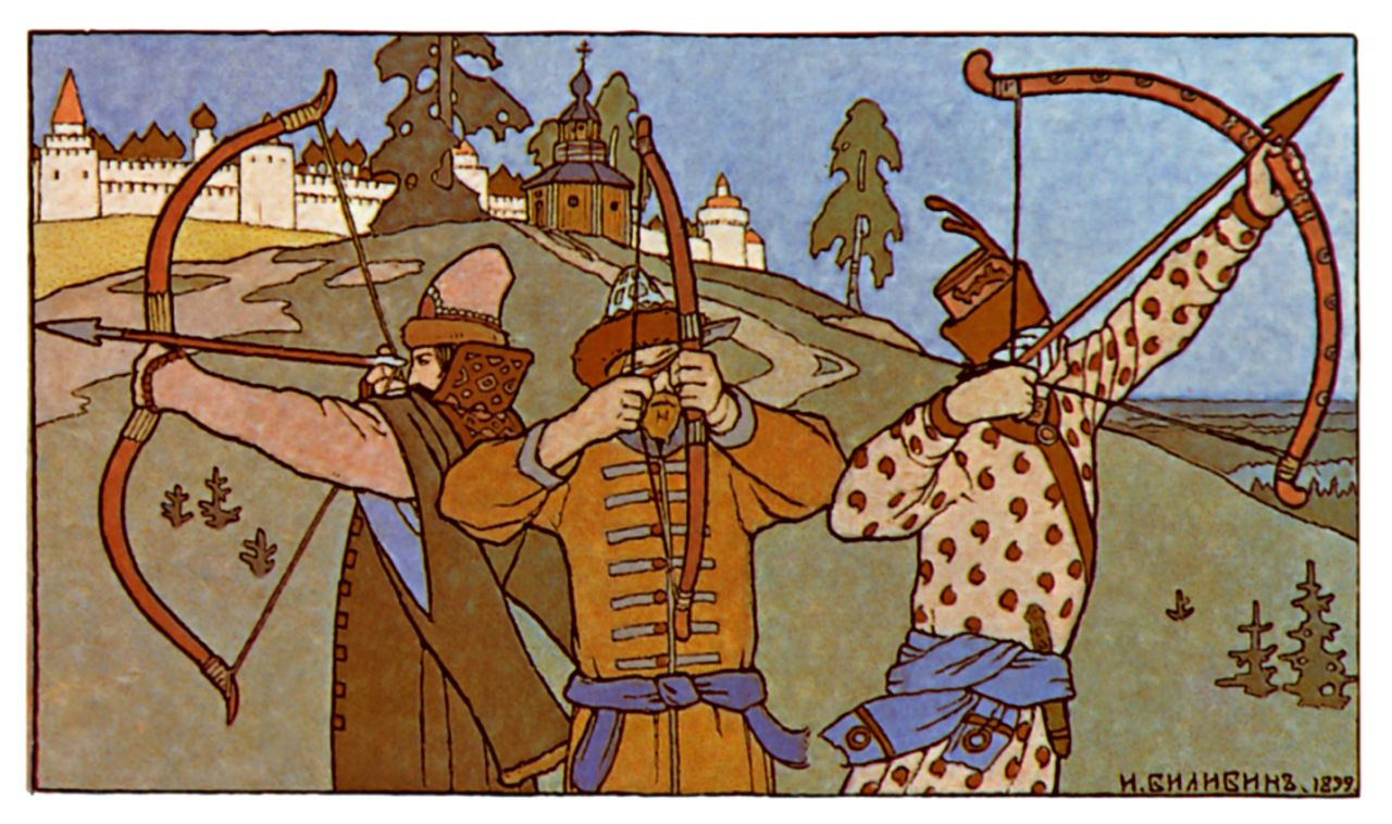 Ivan Yakovlevich Bilibin. Screensaver for the fairy tale "The Frog Princess"