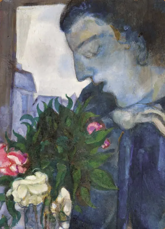 Марк Захарович Шагал. Автопортрет в профиль