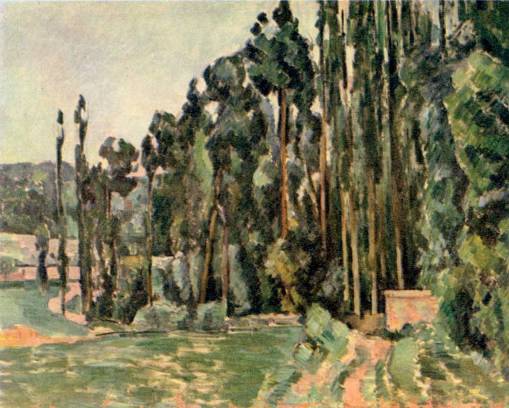 Paul Cezanne. Poplar