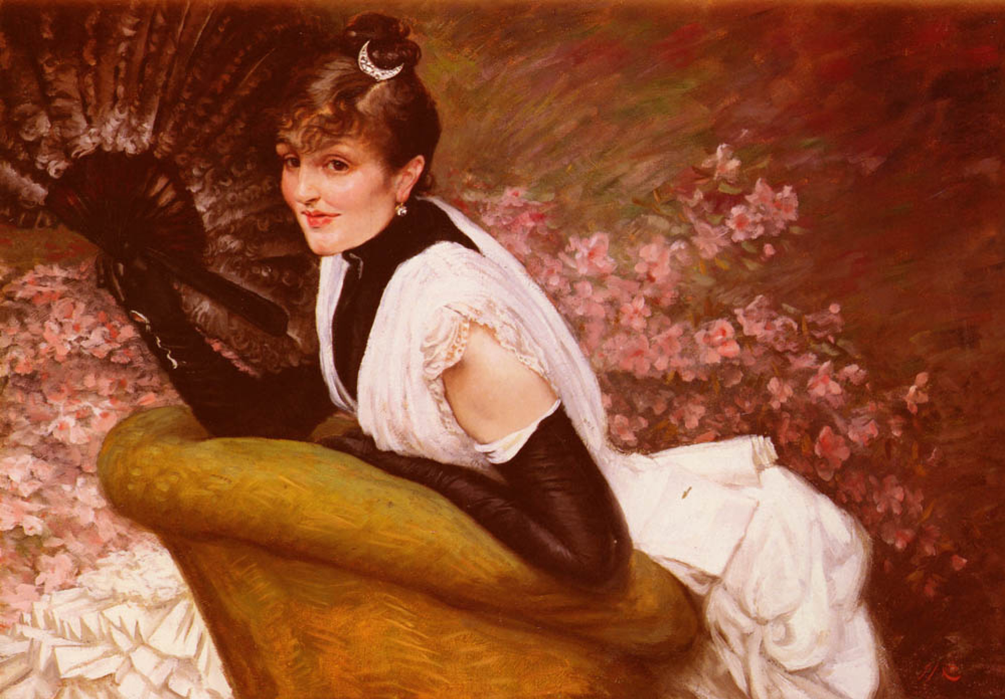 Portrait of a woman by James Tissot History Analysis Facts